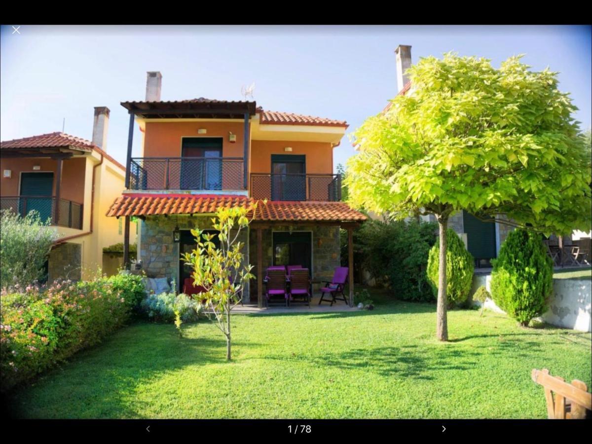 Amazing Villa With Views Sea In Paliouri Eksteriør billede