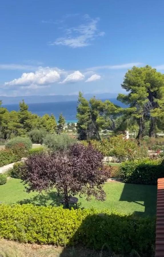 Amazing Villa With Views Sea In Paliouri Eksteriør billede