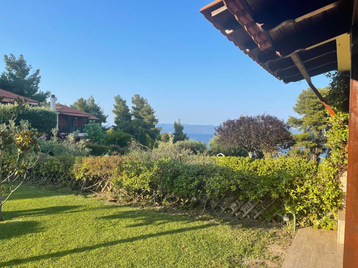 Amazing Villa With Views Sea In Paliouri Eksteriør billede